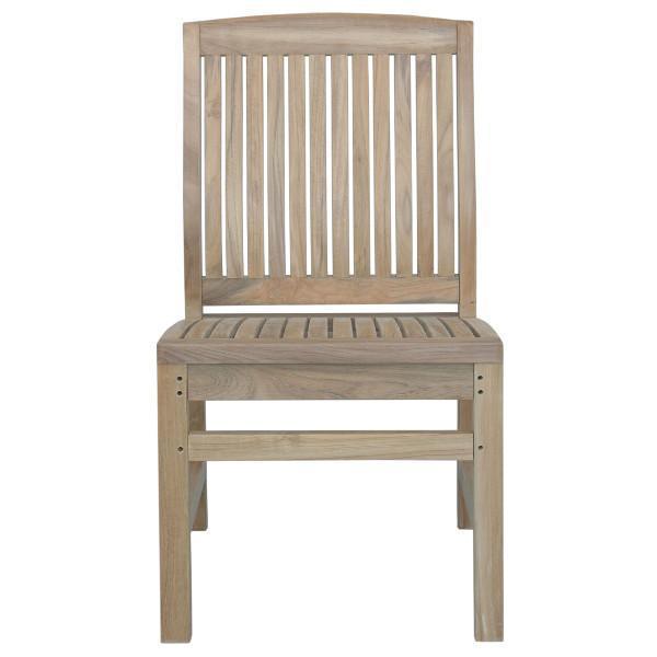 Anderson Teak Sahara Non Stack Dining Side Chair Outdoor Chairs