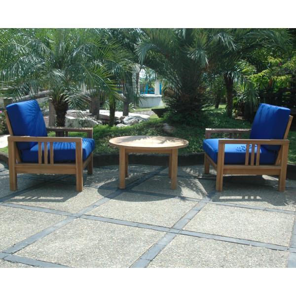 Anderson Teak SouthBay Deep Seating 3-Pieces Conversation Set A Seating Set