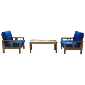 Anderson Teak SouthBay Deep Seating 3-Pieces Conversation Set B Seating Set