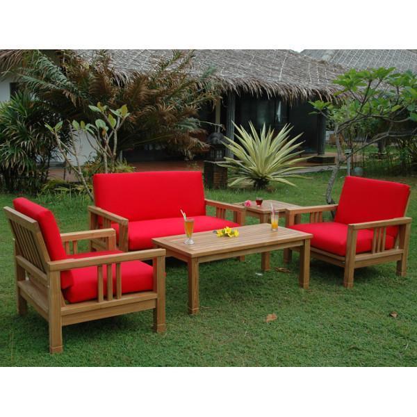 Anderson Teak SouthBay Deep Seating 5-Pieces Conversation Set A Seating Set