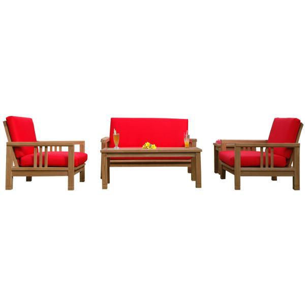 Anderson Teak SouthBay Deep Seating 5-Pieces Conversation Set Seating Set
