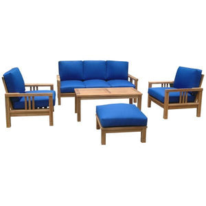 Anderson Teak SouthBay Deep Seating 6-Pieces Conversation Set A Seating Set