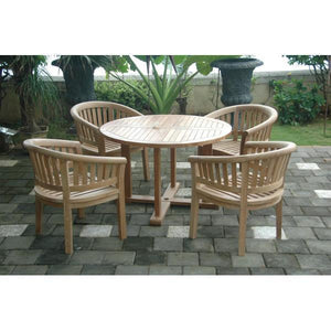 Anderson Teak Tosca 5-Pieces Dining Table Set Dining Set