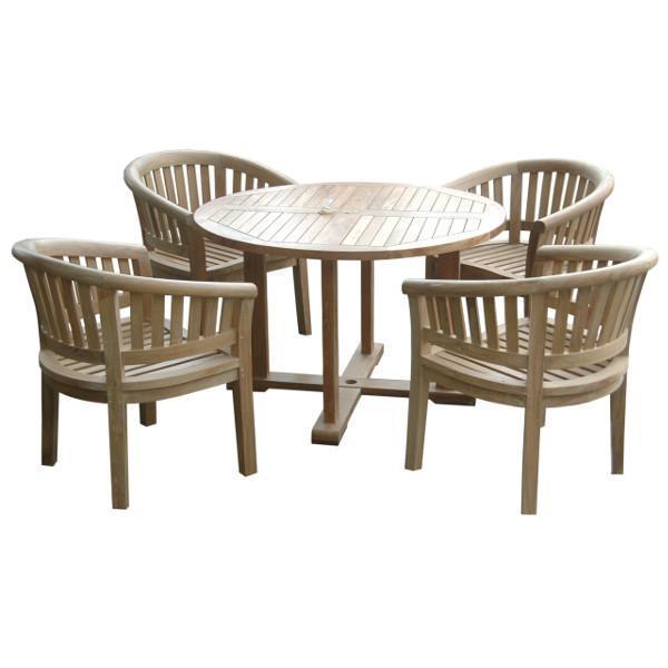 Anderson Teak Tosca 5-Pieces Dining Table Set Dining Set