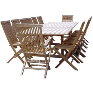 Anderson Teak Valencia Classic 15-Pieces Dining Set Dining Set