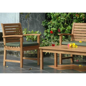 Anderson Teak Victoria Montage 4-Pieces Conversation Set Seating Set