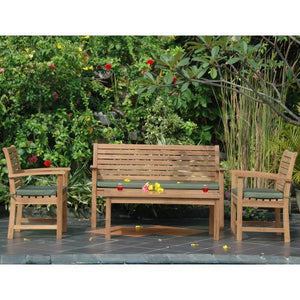 Anderson Teak Victoria Montage 4-Pieces Conversation Set Seating Set