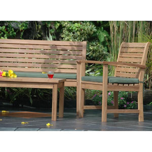 Anderson Teak Victoria Montage 4-Pieces Conversation Set Seating Set