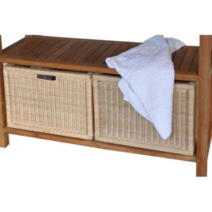 Anderson Teak Wicker Basket for Towel Console TB-4720 (1 pair) basket