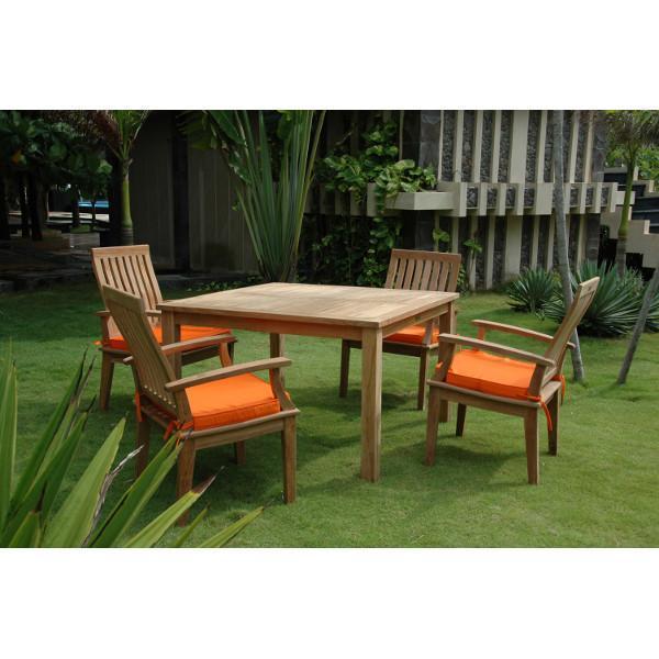 Anderson Teak Windsor Brianna 5-Pieces Dining Table Set Dining Set