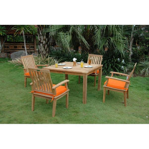 Anderson Teak Windsor Brianna 5-Pieces Dining Table Set Dining Set