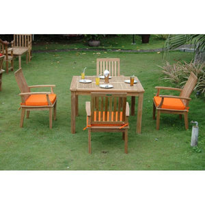 Anderson Teak Windsor Brianna 5-Pieces Dining Table Set Dining Set