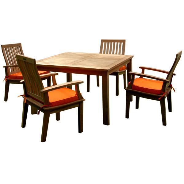 Anderson Teak Windsor Brianna 5-Pieces Dining Table Set Dining Set