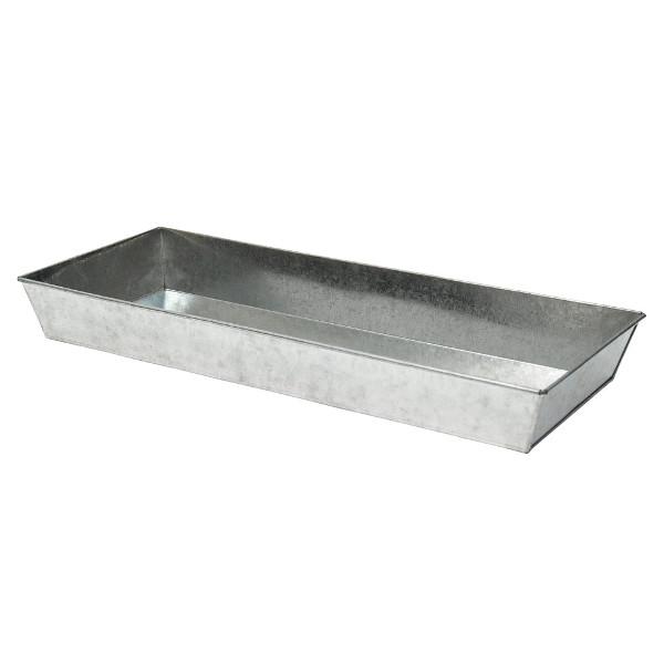 Antiqued Galvanized Steel Trays Trays 24 inch