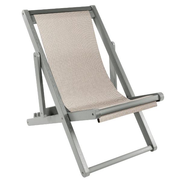 Arabella Folding Sling Chair Sling Chair Bowie / Gray