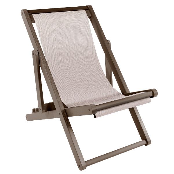 Arabella Folding Sling Chair Sling Chair Cobblestone / Canyon (Brown)