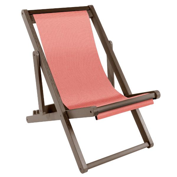 Arabella Folding Sling Chair Sling Chair Coral / Canyon (Brown)
