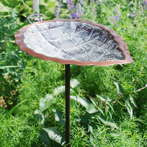 Aspen Leaf Birdbath Birdbath