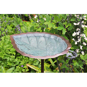 Aspen Leaf Birdbath Birdbath