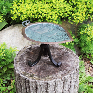 Aspen Leaf Birdbath Birdbath