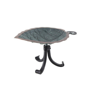 Aspen Leaf Birdbath Birdbath Birdbath with Tripod Stand