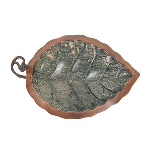 Aspen Leaf Birdbath Birdbath with Wall Mount Bracket