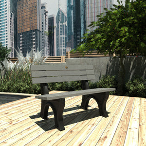 Aurora Traditional Park Bench Dining Set