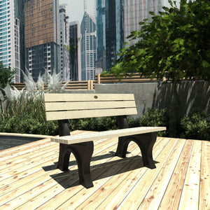 Aurora Traditional Park Bench Dining Set