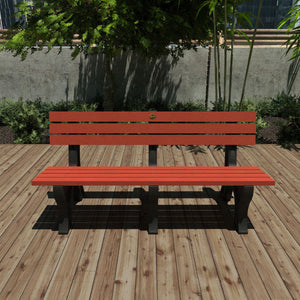 Aurora Traditional Park Bench Dining Set