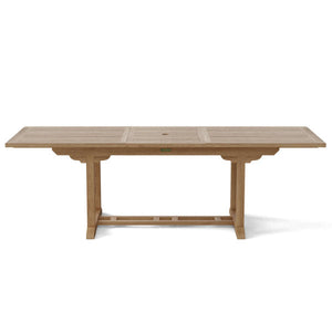 Bahama 8-Foot Rectangular Extension Table Outdoor Table