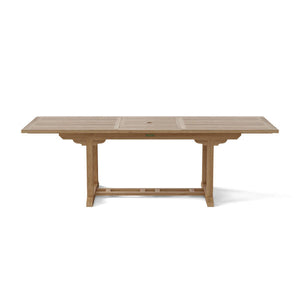 Bahama 8-Foot Rectangular Extension Table Outdoor Table