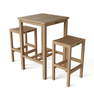 Bahama Montego 3-Pieces Square Bar Set Bar Set