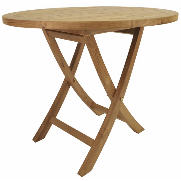 Bahama Round Bistro Folding Table Outdoor Tables 35 Inch