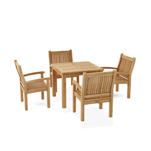 Bahama Sahara 5-Pieces Bistro Table Set Dining Set