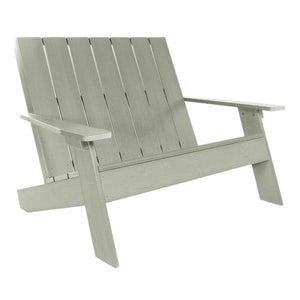 Barcelona Double Wide Modern Adirondack Chair Adirondack Chair Eucalyptus