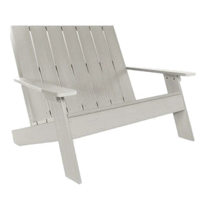 Barcelona Double Wide Modern Adirondack Chair Adirondack Chair Harbor Gray