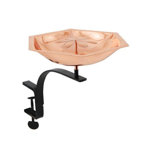 Bee Fountain and Birdbath Fountain and Birdbath Birdbath with Rail Mount Bracket