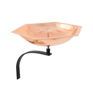 Bee Fountain and Birdbath Fountain and Birdbath Birdbath with Wall Mount Bracket