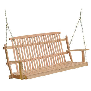 Bent Oak Porch Swing (Chains Included) Porch Swing