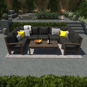 Bespoke Deep Seating 10 pc Sectional Sofa Set with Conversation Table Sectional Set