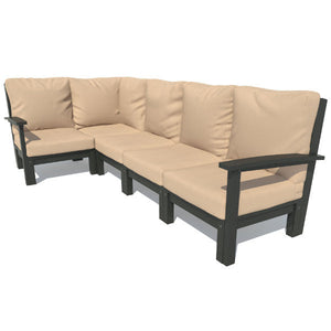 Bespoke Deep Seating 5 pc Sectional Set Sectional Set Driftwood / Black