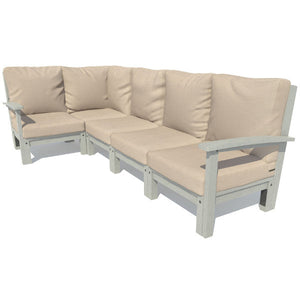 Bespoke Deep Seating 5 pc Sectional Set Sectional Set Dune / Coastal Teak