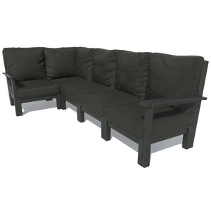 Bespoke Deep Seating 5 pc Sectional Set Sectional Set Jet Black / Black
