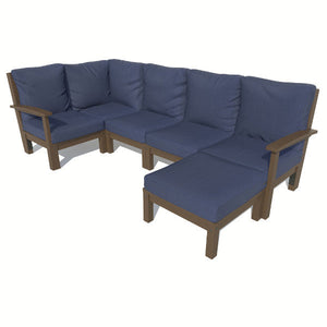 Bespoke Deep Seating 6 pc Sectional Set with Ottoman Sectional Set
