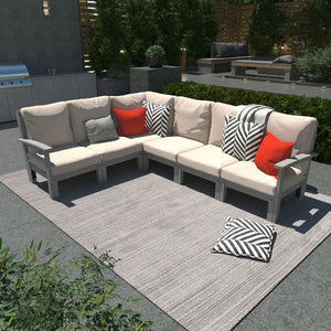 Bespoke Deep Seating 6 pc Sectional Sofa Set Sectional Set