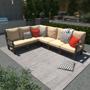 Bespoke Deep Seating 6 pc Sectional Sofa Set Sectional Set