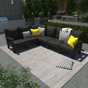 Bespoke Deep Seating 6 pc Sectional Sofa Set Sectional Set