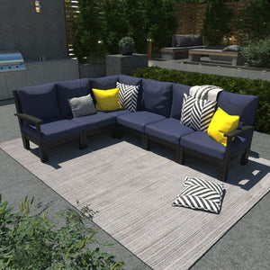Bespoke Deep Seating 6 pc Sectional Sofa Set Sectional Set