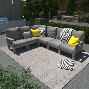 Bespoke Deep Seating 6 pc Sectional Sofa Set Sectional Set