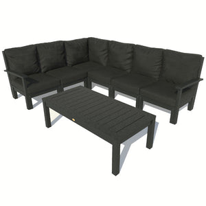 Bespoke Deep Seating 7 pc Sectional Sofa Set with Conversation Table
